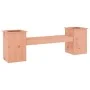 Bank aus Douglasienholz mit Pflanzgefäßen 184,5 x 39,5 x 56,5 cm von vidaXL, Gartenbänke - Ref: Foro24-825175, Preis: 121,77 ...