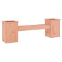 Bank aus Douglasienholz mit Pflanzgefäßen 184,5 x 39,5 x 56,5 cm von vidaXL, Gartenbänke - Ref: Foro24-825175, Preis: 123,67 ...