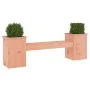 Bank aus Douglasienholz mit Pflanzgefäßen 184,5 x 39,5 x 56,5 cm von vidaXL, Gartenbänke - Ref: Foro24-825175, Preis: 121,77 ...