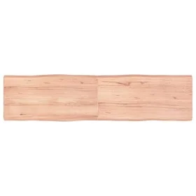 Tischplatte aus behandeltem Holz mit naturbrauner Kante, 160 x 40 x (2–6) cm von vidaXL, Tischplatten - Ref: Foro24-363969, P...