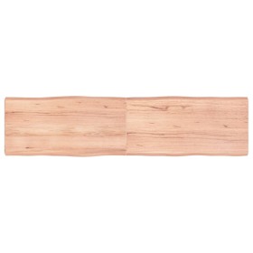 Treated wood table top with natural brown edge 160x40x(2-6)cm by vidaXL, Table tops - Ref: Foro24-363969, Price: 54,68 €, Dis...