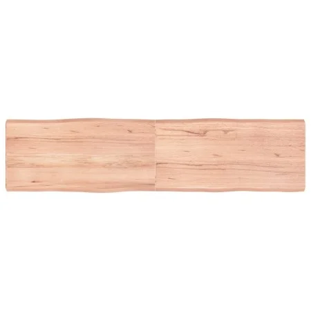 Treated wood table top with natural brown edge 160x40x(2-6)cm by vidaXL, Table tops - Ref: Foro24-363969, Price: 54,68 €, Dis...