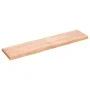 Treated wood table top with natural brown edge 160x40x(2-6)cm by vidaXL, Table tops - Ref: Foro24-363969, Price: 54,68 €, Dis...