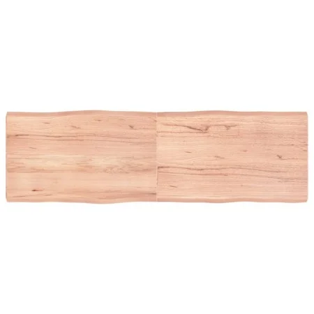 Tablero mesa madera tratada borde natural marrón 160x50x(2-6)cm de vidaXL, Tableros para mesas - Ref: Foro24-363971, Precio: ...
