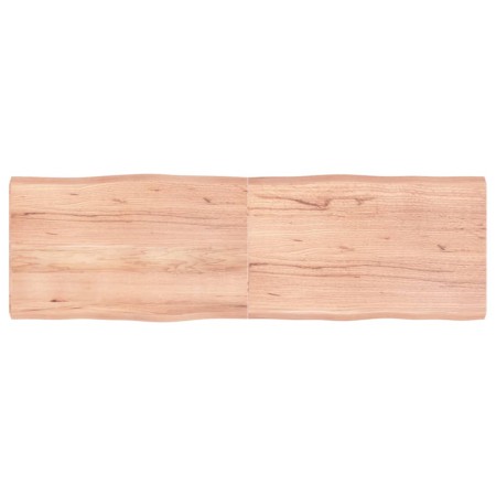Treated wood table top with natural brown edge 160x50x(2-6)cm by vidaXL, Table tops - Ref: Foro24-363971, Price: 62,88 €, Dis...