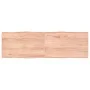 Tablero mesa madera tratada borde natural marrón 160x50x(2-6)cm de vidaXL, Tableros para mesas - Ref: Foro24-363971, Precio: ...