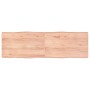 Treated wood table top with natural brown edge 160x50x(2-6)cm by vidaXL, Table tops - Ref: Foro24-363971, Price: 62,88 €, Dis...