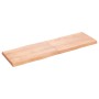 Treated wood table top with natural brown edge 160x50x(2-6)cm by vidaXL, Table tops - Ref: Foro24-363971, Price: 62,88 €, Dis...