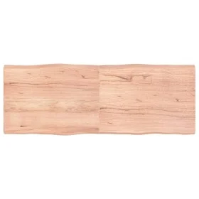 Treated wood table top with natural brown edge 160x60x(2-6)cm by vidaXL, Table tops - Ref: Foro24-363973, Price: 73,82 €, Dis...