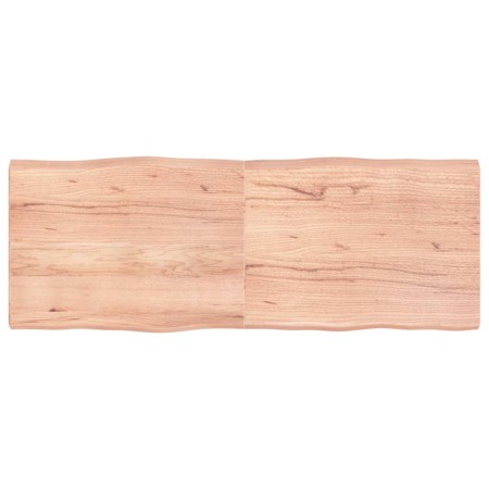 Treated wood table top with natural brown edge 160x60x(2-6)cm by vidaXL, Table tops - Ref: Foro24-363973, Price: 73,82 €, Dis...