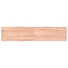 Tischplatte aus behandeltem Holz naturbraune Kante 180x40x(2-6)cm von vidaXL, Tischplatten - Ref: Foro24-363975, Preis: 60,15...