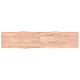 Tischplatte aus behandeltem Holz naturbraune Kante 180x40x(2-6)cm von vidaXL, Tischplatten - Ref: Foro24-363975, Preis: 60,15...