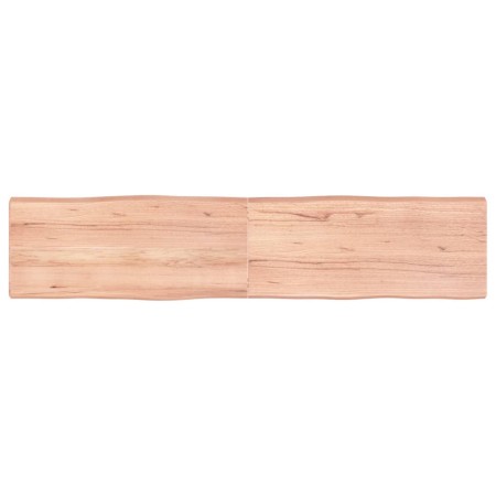 Treated wood table board with natural brown edge 180x40x(2-6)cm by vidaXL, Table tops - Ref: Foro24-363975, Price: 60,15 €, D...