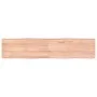 Tablero mesa madera tratada borde natural marrón 180x40x(2-6)cm de vidaXL, Tableros para mesas - Ref: Foro24-363975, Precio: ...