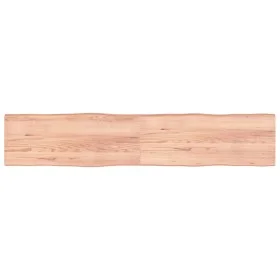 Tablero mesa madera tratada borde natural marrón 200x40x(2-4)cm de vidaXL, Tableros para mesas - Ref: Foro24-363980, Precio: ...