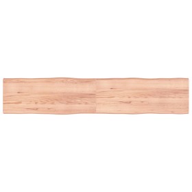 Treated wood table board with natural brown edge, 200x40x(2-4)cm. by vidaXL, Table tops - Ref: Foro24-363980, Price: 54,68 €,...
