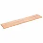 Treated wood table board with natural brown edge, 200x40x(2-4)cm. by vidaXL, Table tops - Ref: Foro24-363980, Price: 54,68 €,...