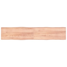 Treated wood table top with natural brown edge 200x40x(2-6)cm by vidaXL, Table tops - Ref: Foro24-363981, Price: 94,33 €, Dis...