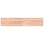 Treated wood table top with natural brown edge 200x40x(2-6)cm by vidaXL, Table tops - Ref: Foro24-363981, Price: 94,33 €, Dis...