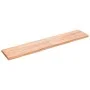 Treated wood table top with natural brown edge 200x40x(2-6)cm by vidaXL, Table tops - Ref: Foro24-363981, Price: 94,33 €, Dis...
