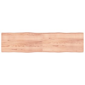 Tablero de mesa madera roble tratada borde natural