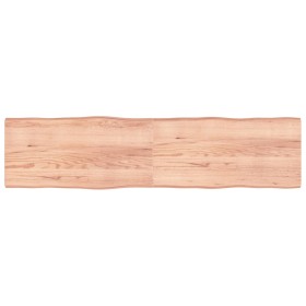 Treated wood table top with natural brown edge 200x50x(2-6)cm by vidaXL, Table tops - Ref: Foro24-363983, Price: 110,74 €, Di...