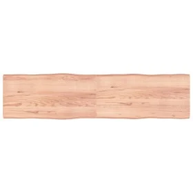 Treated wood table top with natural brown edge 200x50x(2-6)cm by vidaXL, Table tops - Ref: Foro24-363983, Price: 110,74 €, Di...