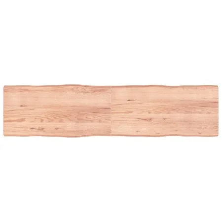 Treated wood table top with natural brown edge 200x50x(2-6)cm by vidaXL, Table tops - Ref: Foro24-363983, Price: 110,74 €, Di...