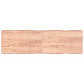 Treated wood table top with natural brown edge 200x60x(2-6)cm by vidaXL, Table tops - Ref: Foro24-363985, Price: 125,78 €, Di...