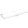 Treated wood table top with natural brown edge 200x60x(2-6)cm by vidaXL, Table tops - Ref: Foro24-363985, Price: 125,78 €, Di...