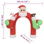Puerta de arco inflable de Navidad con LED 320 cm