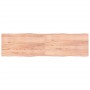 Treated wood table top with natural brown edge 220x60x(2-4)cm by vidaXL, Table tops - Ref: Foro24-363990, Price: 117,58 €, Di...