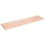 Treated wood table top with natural brown edge 220x60x(2-4)cm by vidaXL, Table tops - Ref: Foro24-363990, Price: 117,58 €, Di...