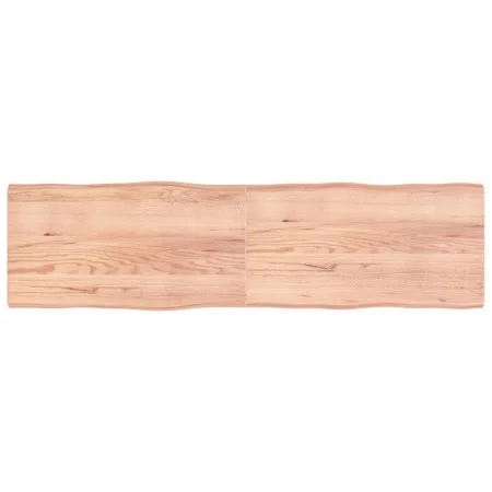 Treated wood table top with natural brown edge 220x60x(2-6)cm by vidaXL, Table tops - Ref: Foro24-363991, Price: 138,09 €, Di...