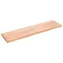 Treated wood table top with natural brown edge 220x60x(2-6)cm by vidaXL, Table tops - Ref: Foro24-363991, Price: 138,09 €, Di...