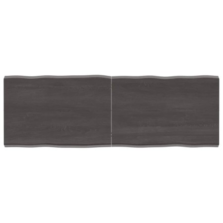Tablero mesa madera tratada borde vivo marrón 120x40x(2-4) cm de vidaXL, Tableros para mesas - Ref: Foro24-364022, Precio: 49...