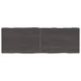 Tischplatte aus behandeltem Holz mit lebendiger Kante braun 120x40x(2-4) cm von vidaXL, Tischplatten - Ref: Foro24-364022, Pr...
