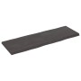 Tischplatte aus behandeltem Holz mit lebendiger Kante braun 120x40x(2-4) cm von vidaXL, Tischplatten - Ref: Foro24-364022, Pr...