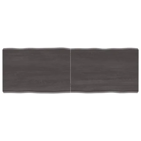 Treated wood table top brown live edge 120x40x(2-6) cm by vidaXL, Table tops - Ref: Foro24-364023, Price: 60,15 €, Discount: %