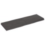 Treated wood table top brown live edge 120x40x(2-6) cm by vidaXL, Table tops - Ref: Foro24-364023, Price: 60,15 €, Discount: %