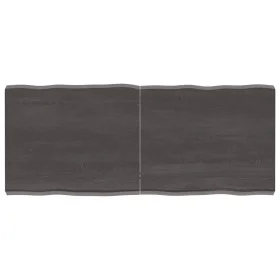 Treated wood table top brown live edge 120x50x(2-6) cm by vidaXL, Table tops - Ref: Foro24-364025, Price: 71,09 €, Discount: %
