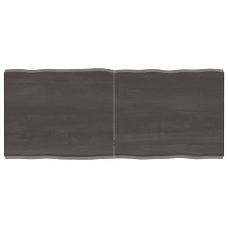 Tablero mesa madera tratada borde vivo marrón 120x50x(2-6) cm de vidaXL, Tableros para mesas - Ref: Foro24-364025, Precio: 71...