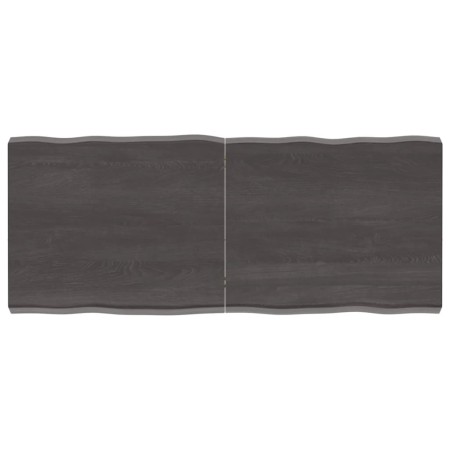 Treated wood table top brown live edge 120x50x(2-6) cm by vidaXL, Table tops - Ref: Foro24-364025, Price: 71,09 €, Discount: %