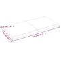 Tablero mesa madera tratada borde vivo marrón 120x60x(2-4) cm de vidaXL, Tableros para mesas - Ref: Foro24-364026, Precio: 68...