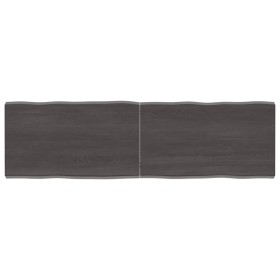 Treated wood table top brown live edge 140x40x(2-4) cm by vidaXL, Table tops - Ref: Foro24-364028, Price: 57,41 €, Discount: %