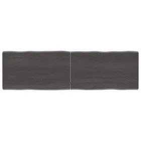 Treated wood table top brown live edge 140x40x(2-4) cm by vidaXL, Table tops - Ref: Foro24-364028, Price: 57,41 €, Discount: %