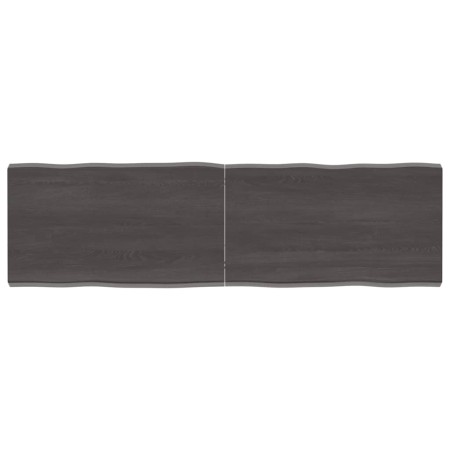 Treated wood table top brown live edge 140x40x(2-4) cm by vidaXL, Table tops - Ref: Foro24-364028, Price: 57,41 €, Discount: %
