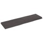 Tischplatte aus behandeltem Holz mit lebendiger Kante braun 140x40x(2-6) cm von vidaXL, Tischplatten - Ref: Foro24-364029, Pr...