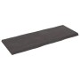Behandelter Holztisch mit lebendiger Kante in Braun, 140x50x(2-4) cm. von vidaXL, Tischplatten - Ref: Foro24-364030, Preis: 6...