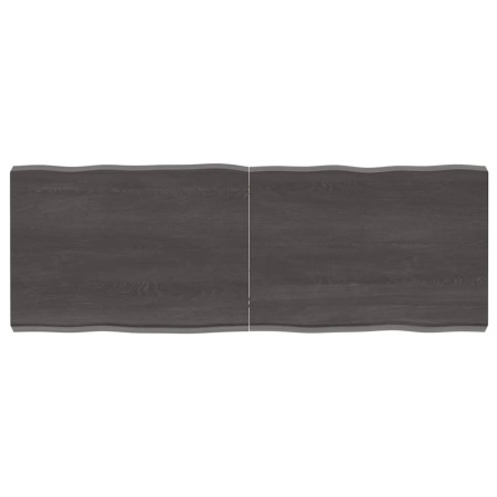 Treated wood table top brown live edge 140x50x(2-6) cm by vidaXL, Table tops - Ref: Foro24-364031, Price: 80,66 €, Discount: %